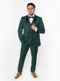 Hunter Green 3-Piece Slim Fit Tuxedo