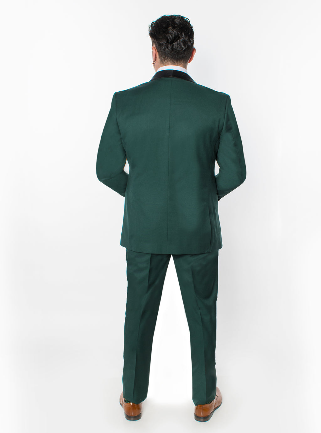 Hunter Green 3-Piece Slim Fit Tuxedo