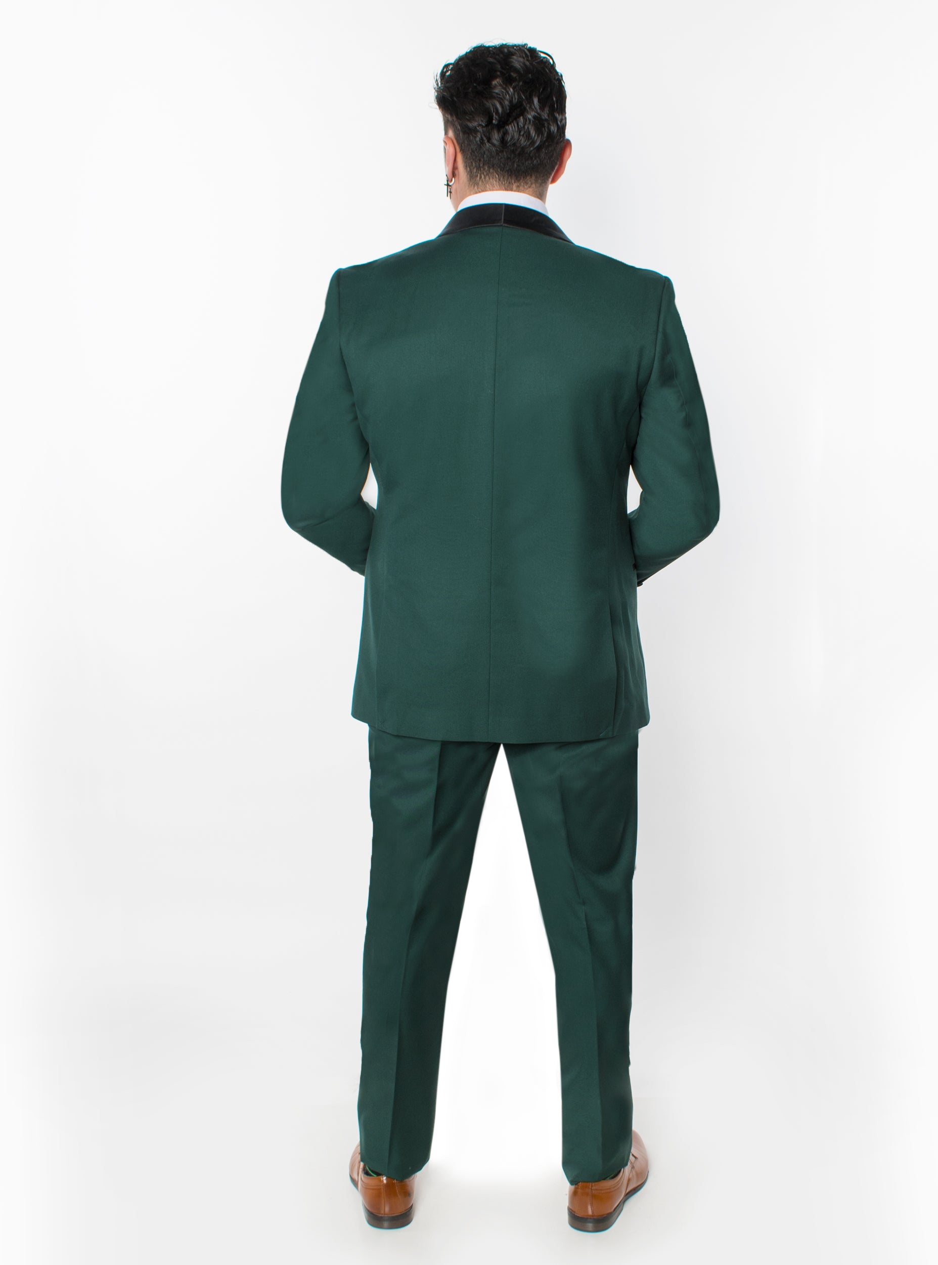 Hunter Green 3-Piece Slim Fit Tuxedo