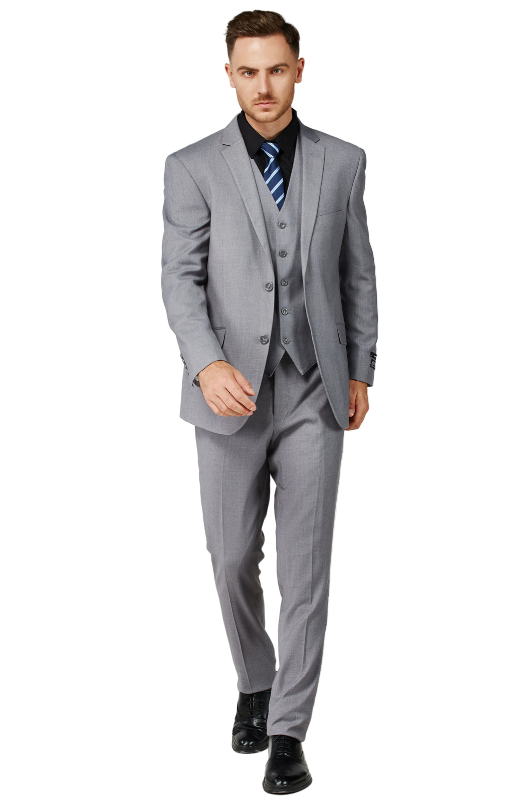 Charcoal Suit Front