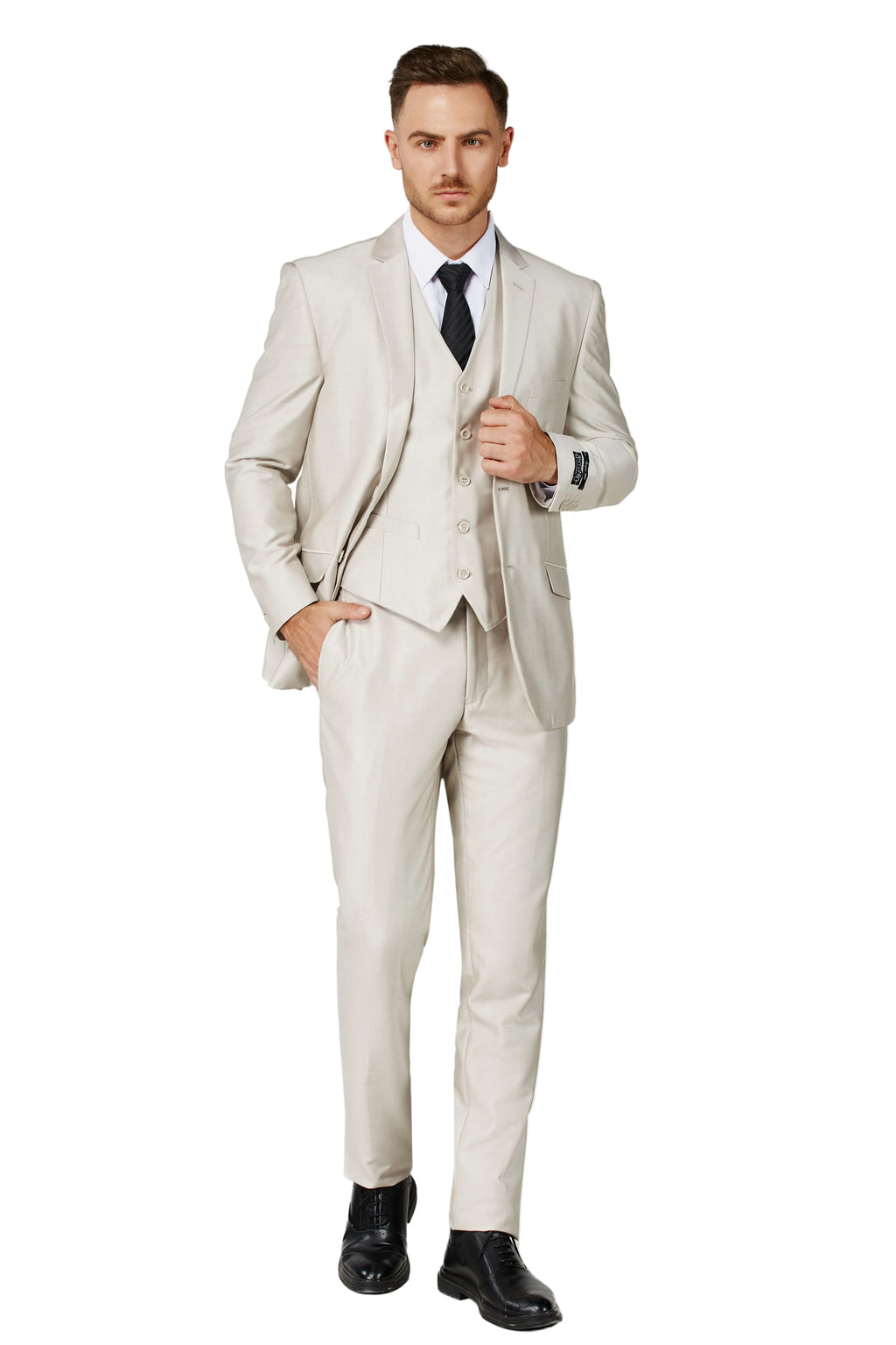 Beige Suit Front