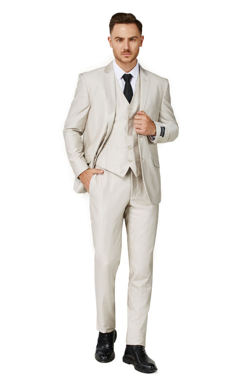 Beige Suit Front