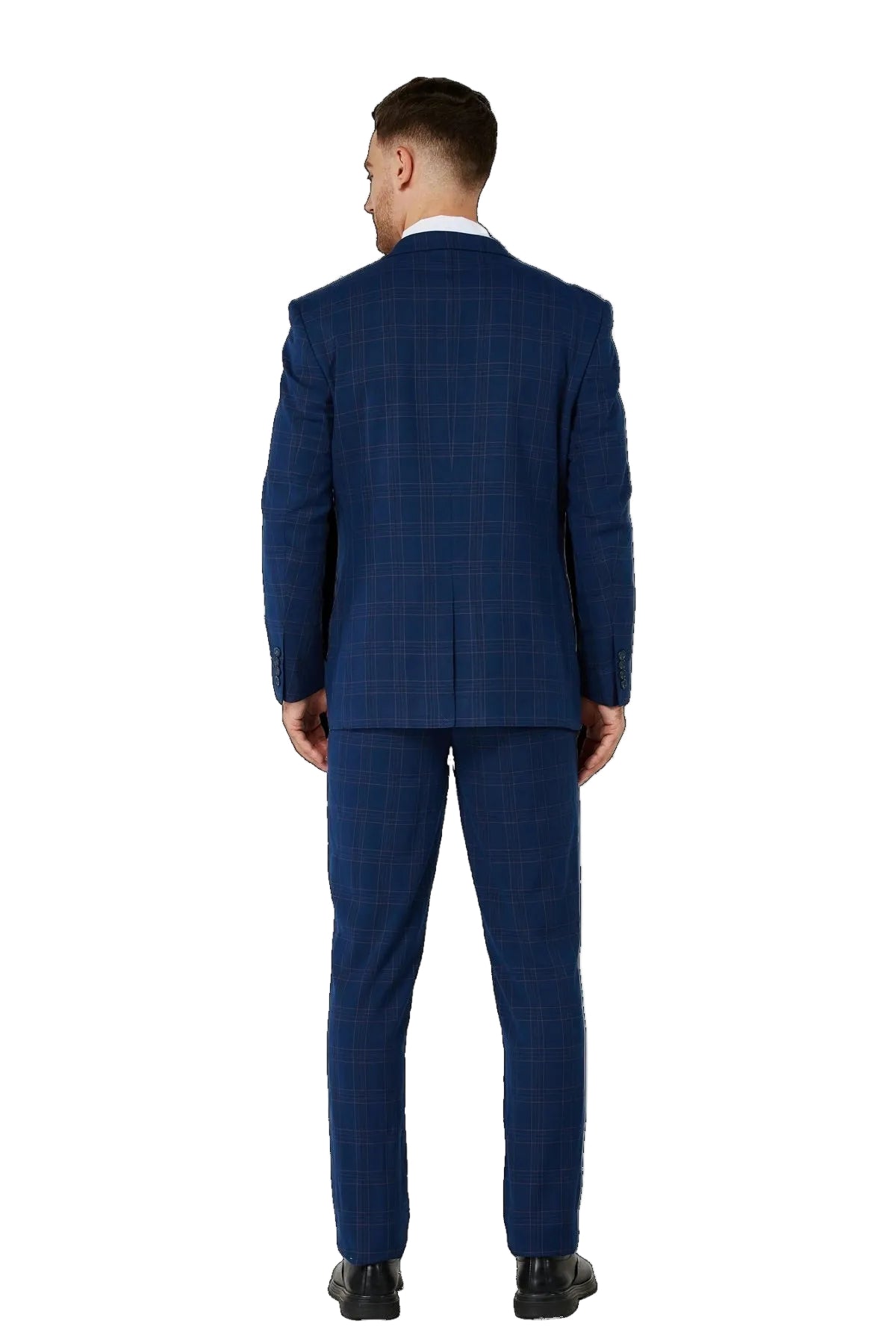 Navy Blue 3-Piece Slim Fit Suit